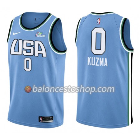 Camiseta Hombre NBA Los Angeles Lakers Kyle Kuzma 0 Nike 2019 Rising Star Swingman
